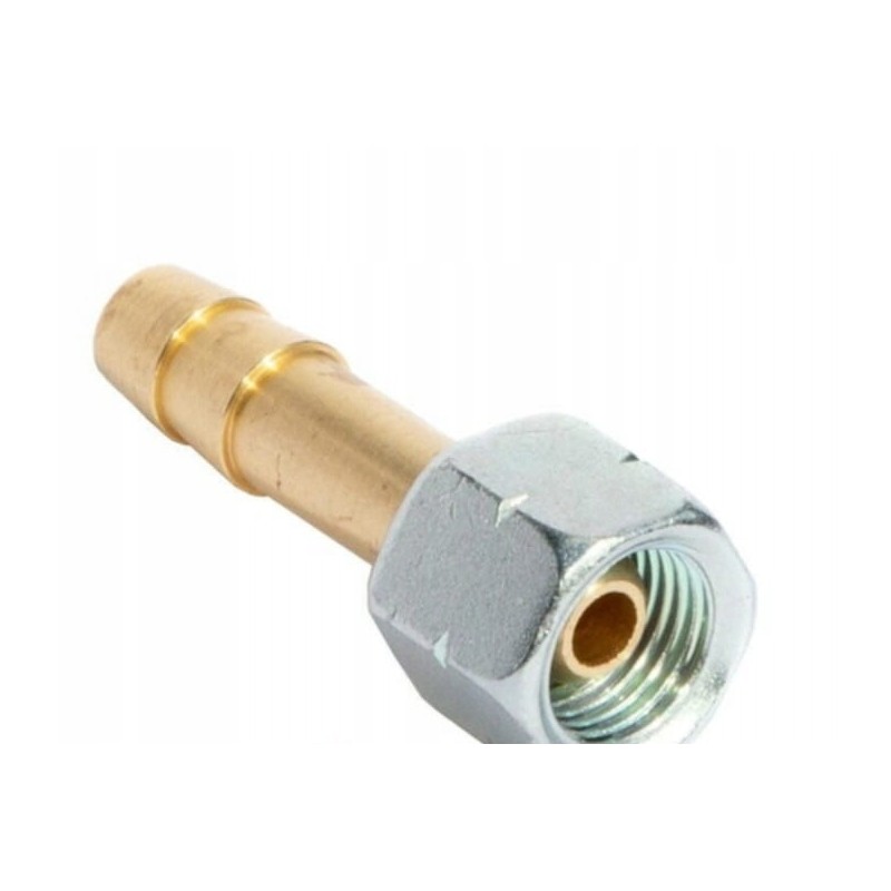 Reduction connector, gas reducer adapter, hoses 1 4 lh x 9 mm