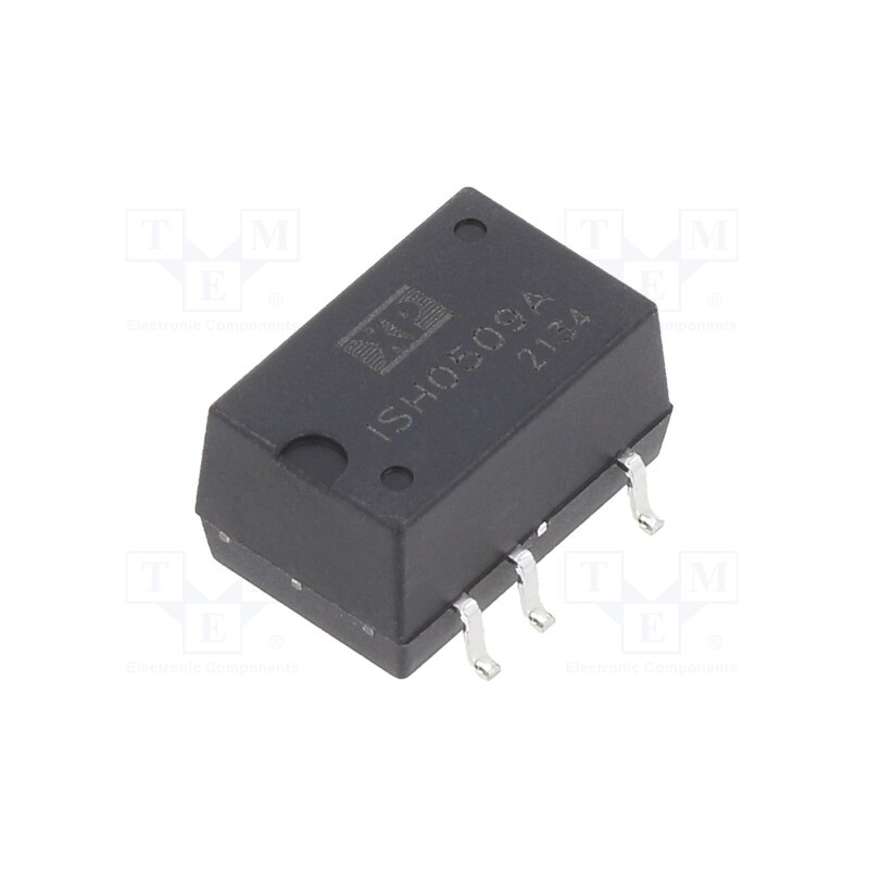 1 pcs x XP POWER - ISH0509A - Converter: DC/DC, 2W, Uin: 4.5÷5.5V, Uout: 9VDC, Iout: 222mA, SMD