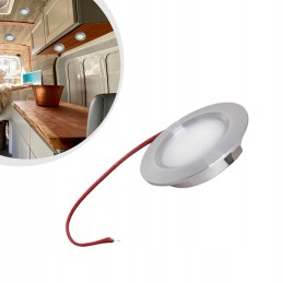 LED lamp 12v 24v ceiling recessed spot furniture drain for camper 2w