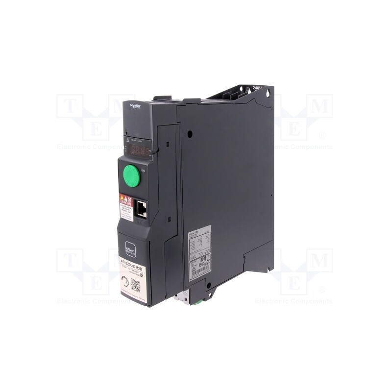 1 pcs x SCHNEIDER ELECTRIC - ATV320U07M2B - Vector inverter, Max motor power: 0.75kW, Usup: 200÷240VAC, IN: 9