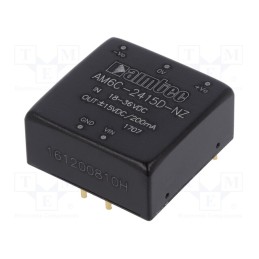 1 pcs x AIMTEC - AM6C-2415D-NZ - Converter: DC/DC, 6W, Uin: 18÷36V, Uout: 15VDC, Uout2: -15VDC, 1'x1'