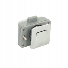 A push-in lock for the cabinets of a camper, a yacht, a camping site