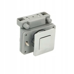 A push-in lock for the cabinets of a camper, a yacht, a camping site