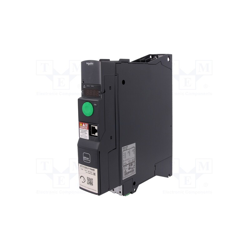1 pcs x SCHNEIDER ELECTRIC - ATV320U11N4B - Vector inverter, 1.1kW, 3x400VAC, 3x380÷500VAC, 0÷10V, IN: 9, 3A