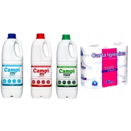 Campi red blue green liquid set 3 x 2l paper