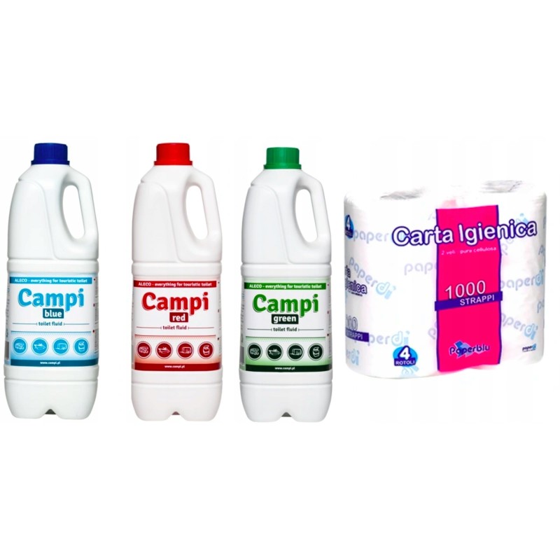 Campi red blue green liquid set 3 x 2l paper