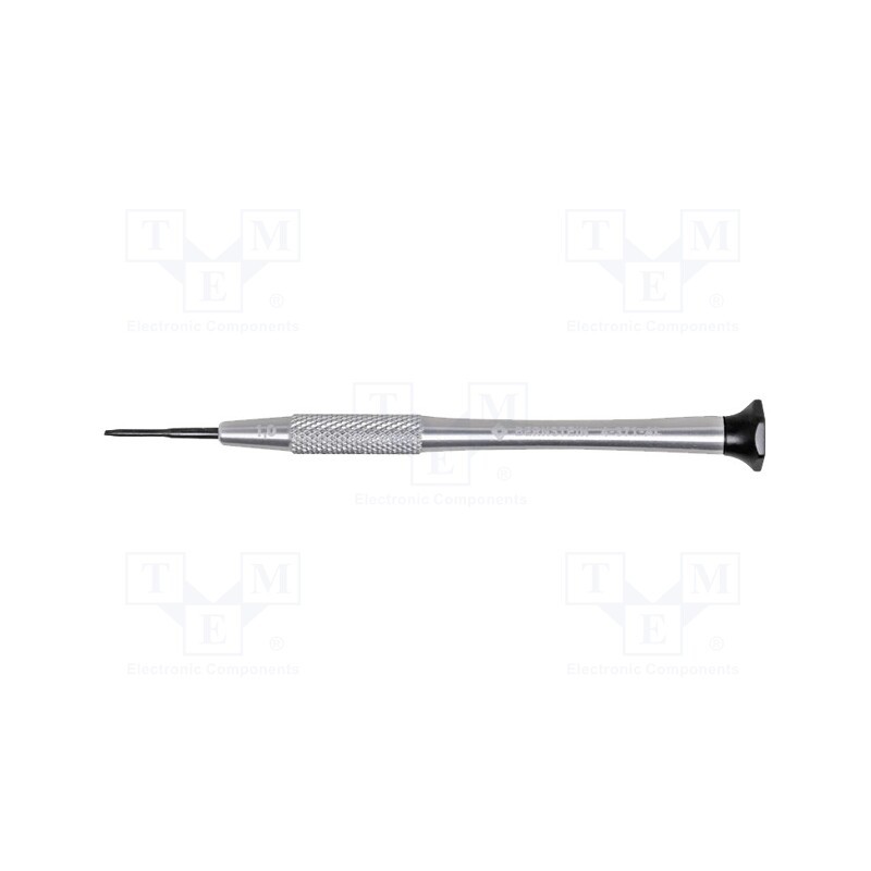 1 pcs x BERNSTEIN - 4-371-AL - Screwdriver, slot, precision, 1,0x0,2mm, Blade length: 17mm