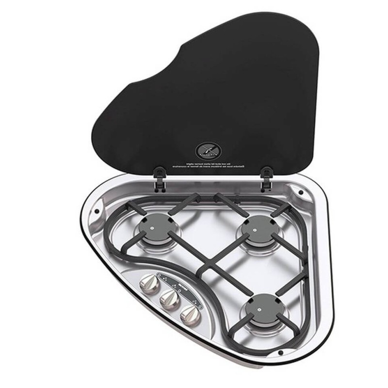 3-burner stove with cover, Thetford series 330p