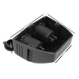 Cigarette lighter socket charger Cyrus 12 24v 1 2 1a