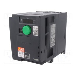 1 pcs x SCHNEIDER ELECTRIC - ATV320U15M2C - Vector inverter, Max motor power: 1.5kW, Usup: 200÷240VAC, IN: 9