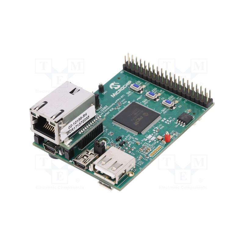 1 pcs x MICROCHIP TECHNOLOGY - DM320007-C - Dev.kit: Microchip PIC, PIC32, Comp: PIC32MZ2048EFM144, 4GbFLASH