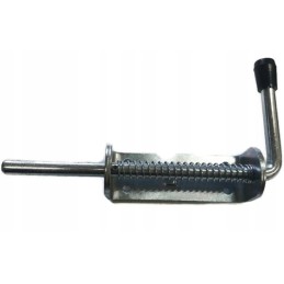 Side latch on a spring bolt