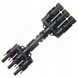 Connectors for parallel connections 3 in 1 mc4