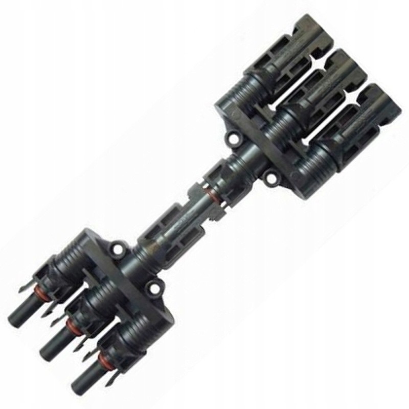 Connectors for parallel connections 3 in 1 mc4