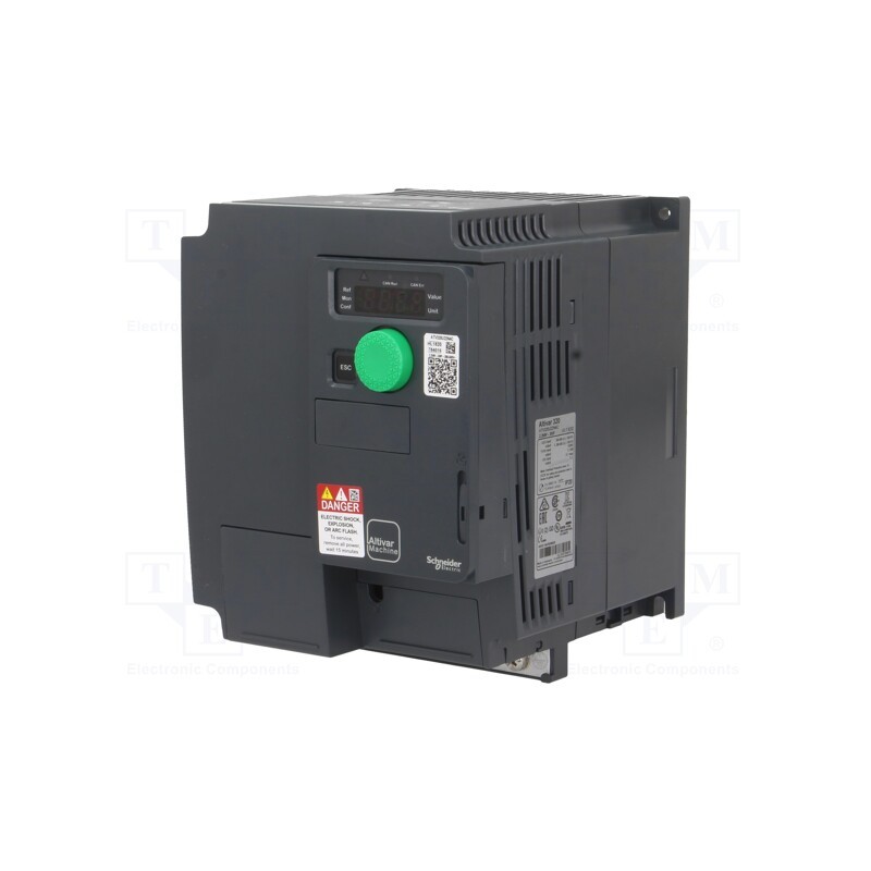 1 pcs x SCHNEIDER ELECTRIC - ATV320U22N4C - Vector inverter, 2.2kW, 3x400VAC, 3x380÷500VAC, 0÷10V, IN: 9, 5.5A