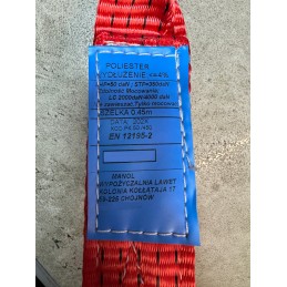 Transport belt harness, reinforced, triple-stitched, solid, 45 cm A1A1