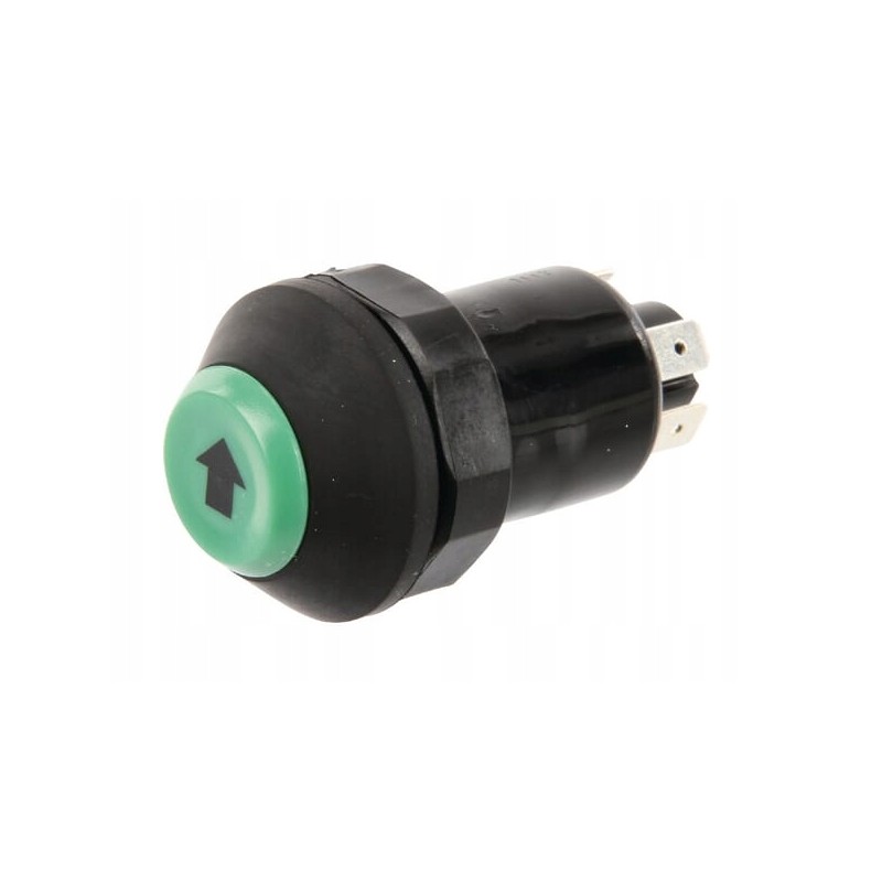 Round green lifting and lowering button switch