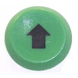 Round green lifting and lowering button switch