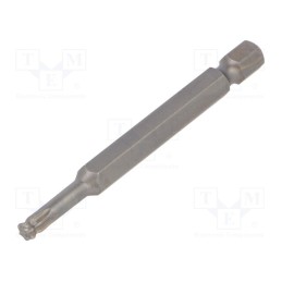 1 pcs x WIHA - 32413 - Screwdriver bit, spherical,Torx®, T27, Overall len: 50mm