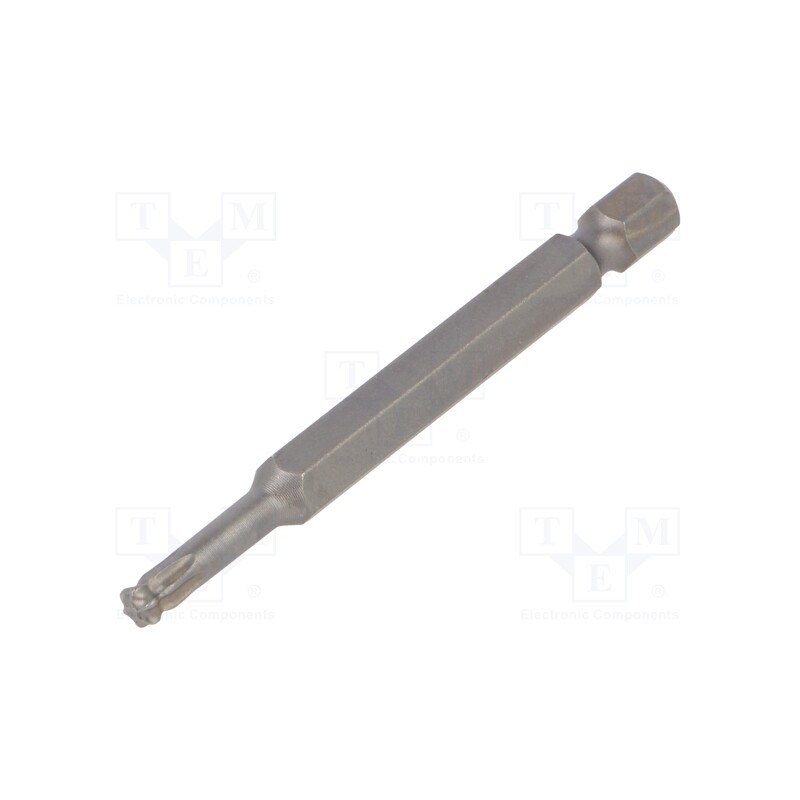 1 pcs x WIHA - 32413 - Screwdriver bit, spherical,Torx®, T27, Overall len: 50mm