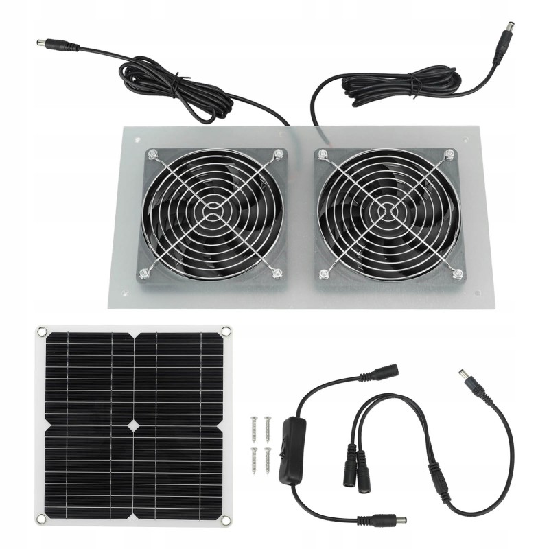 Solar panel fan 15w
