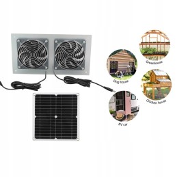 Solar panel fan 15w