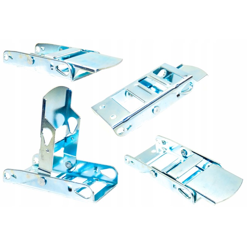 Straight buckle for tensioning belt of galvanized curtains and tarpaulins