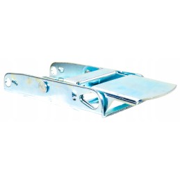 Straight buckle for tensioning belt of galvanized curtains and tarpaulins