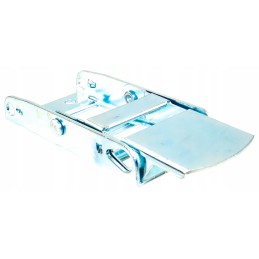 Straight buckle for tensioning belt of galvanized curtains and tarpaulins