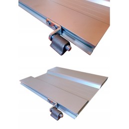Aluminum side hinge, diameter 12, sets for welding