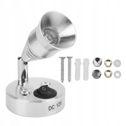 LED wall lamp, rotating lamp, 12v