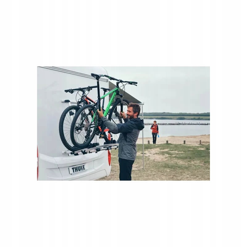 Thule Excellent bike rack for 2 bikes, silver