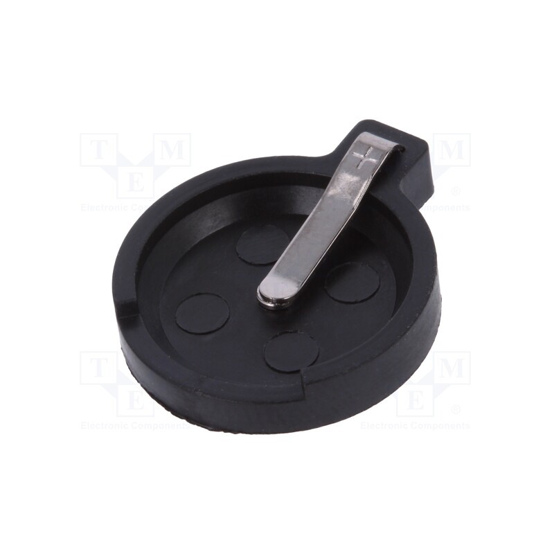 1 pcs x KEYSTONE - 502 - Socket, BR1616,CR1612,CR1616,CR1620, Batt.no: 1, horizontal,THT