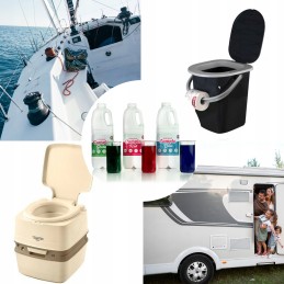 Fluid fluids for tourist toilets, 6l paper toilet