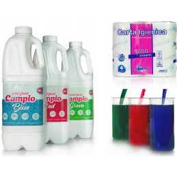 set of fluids for tourist toilets, 6l paper toilet