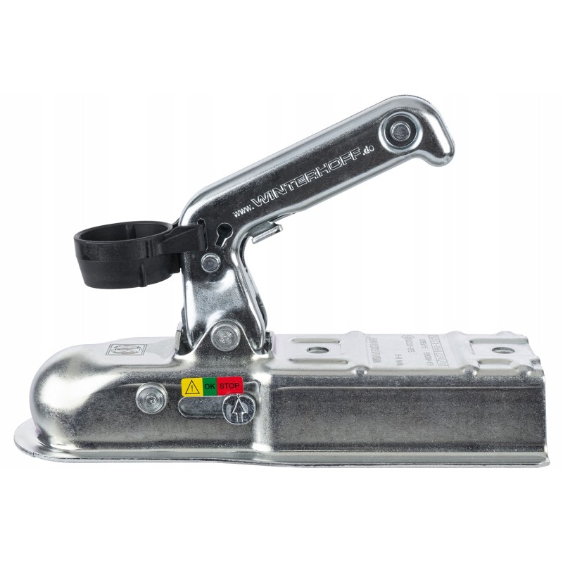 Ball hitch for a Winterhoff trailer 800kg with a 60mm square drawbar