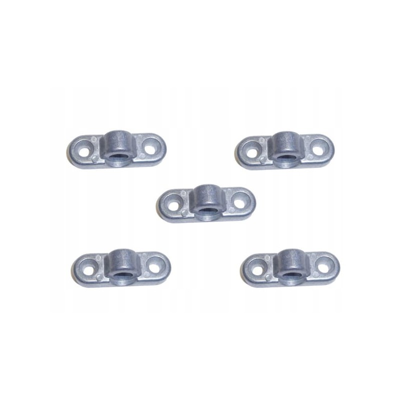 Aluminum handle for the vestibule frame, horizontal, 5 pcs
