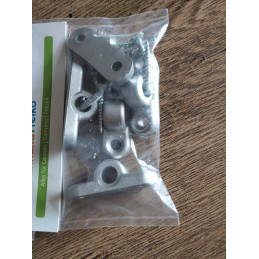 Aluminum handle for the vestibule frame, horizontal, 5 pcs