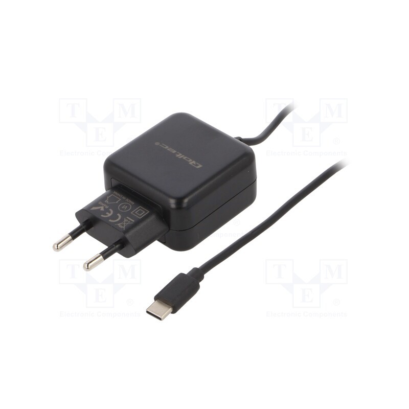 1 pcs x QOLTEC - 50197 - Power supply: switched-mode, mains power supply,plug,charger