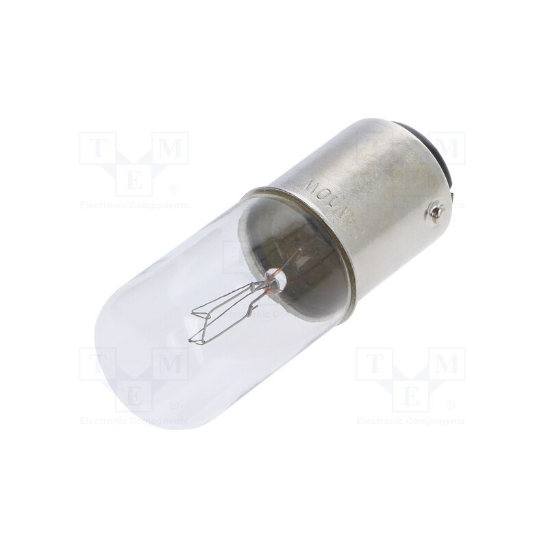 1 pcs x SCHNEIDER ELECTRIC - DL1BLB - Bulb, XVD, 24VDC, 24VAC, signalling column, 10W, Cap: BA15D