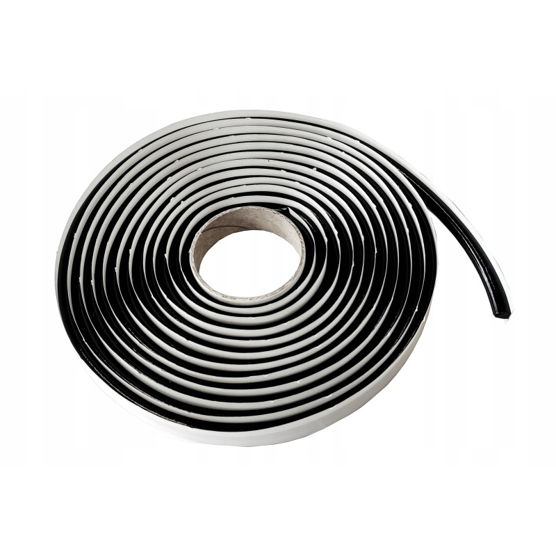 Window glass seal for a 4m caravan