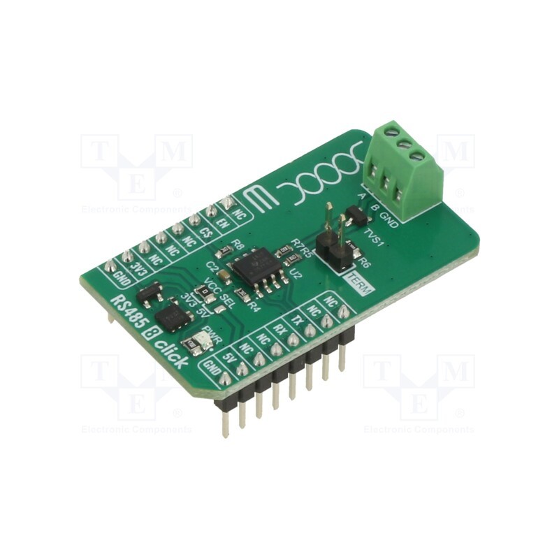 1 pcs x MIKROE - RS485 8 CLICK - Click board, interface,RS485, UART, THVD1426, prototype board