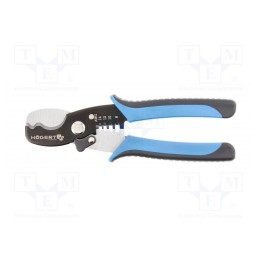 1 pcs x Hu00d6GERT TECHNIK - HT1P045 - Pliers, cutting,for wire stripping, 185mm, 1.3÷8mm2