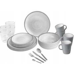 Brunner Bellagio melamine dinner set 36 pcs