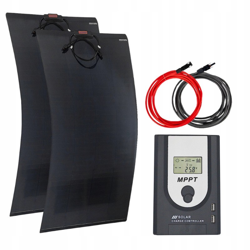 Solar kit mono camper 200w MPPT controller