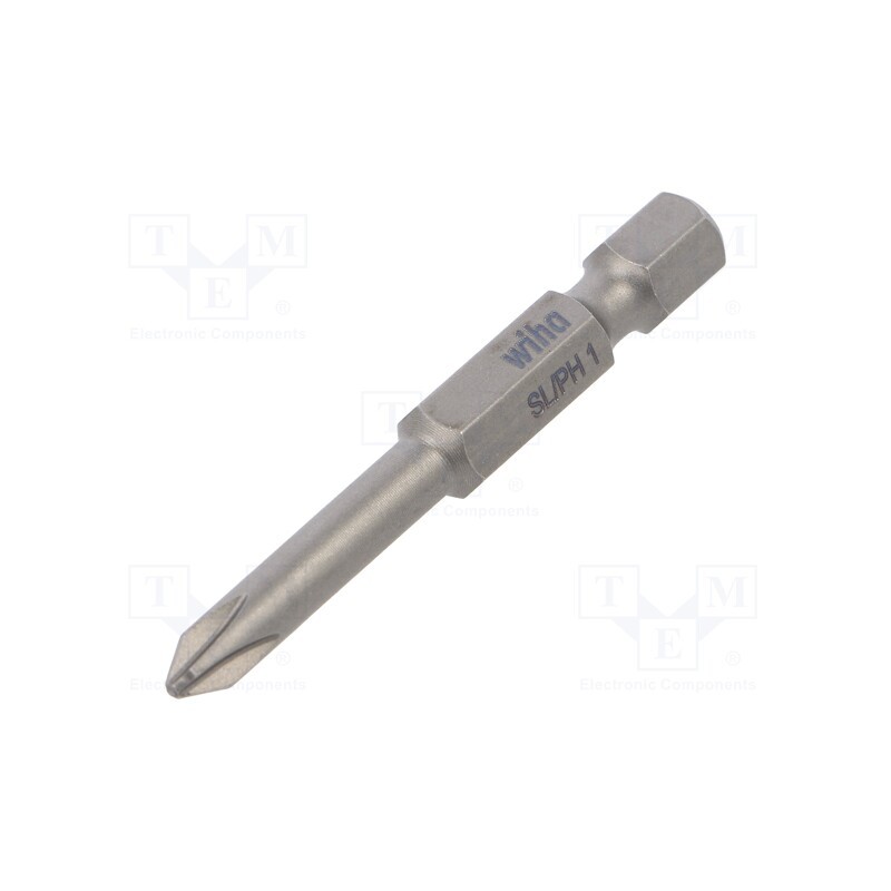 1 pcs x WIHA - 32490 - Screwdriver bit, PlusMinus cross PH-type, SL/PH1, PROFESSIONAL