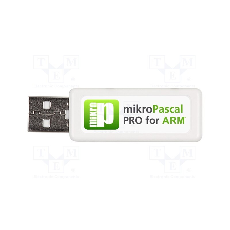 1 pcs x MIKROE - MIKROPASCAL PRO FOR ARM (USB DONGLE LICE - Compiler, Pascal, ARM Cortex M3,ARM Cortex M4, USB key,DVD disc
