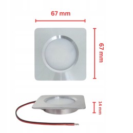 LED lamp 12v 24v ceiling recessed spot furniture drain for a camper