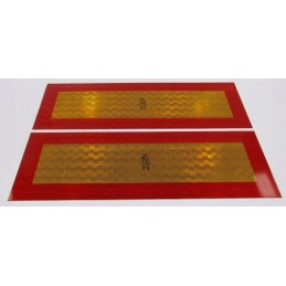 Trailer warning board, 2 pieces, metal