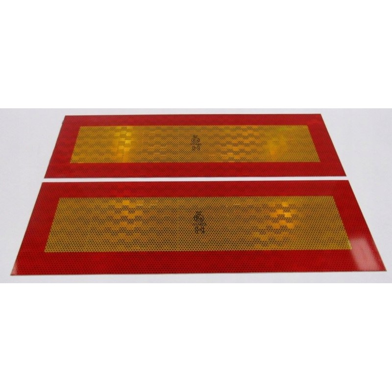 Trailer warning board, 2 pieces, metal